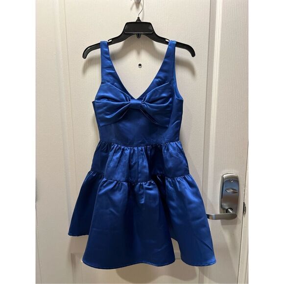 Blue Homecoming Mini Dresses Short A Line Cocktail Prom Party Gowns size S - Picture 1 of 6